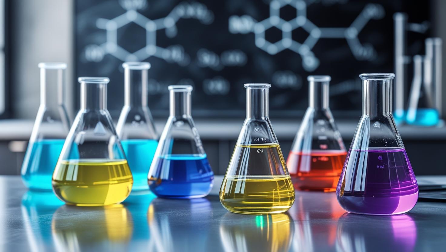 make me a photo of LABSA, SLES and other detergent chemcials for marketing purpose